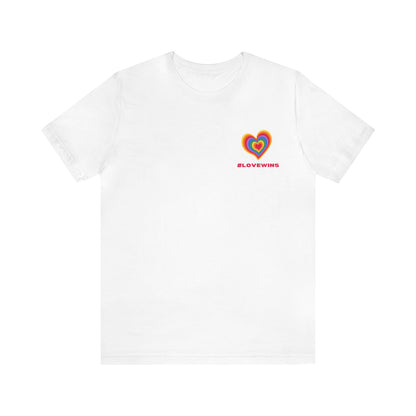 Festive Threads | Valentine's Love Wins Unisex Jersey Short Sleeve Tee