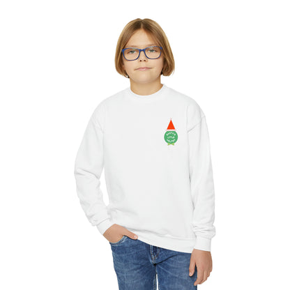 Festive Threads | Christmas Santa's Helper Youth Crewneck Sweatshirt