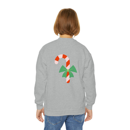 Festive Threads | Christmas Santa's Helper Youth Crewneck Sweatshirt