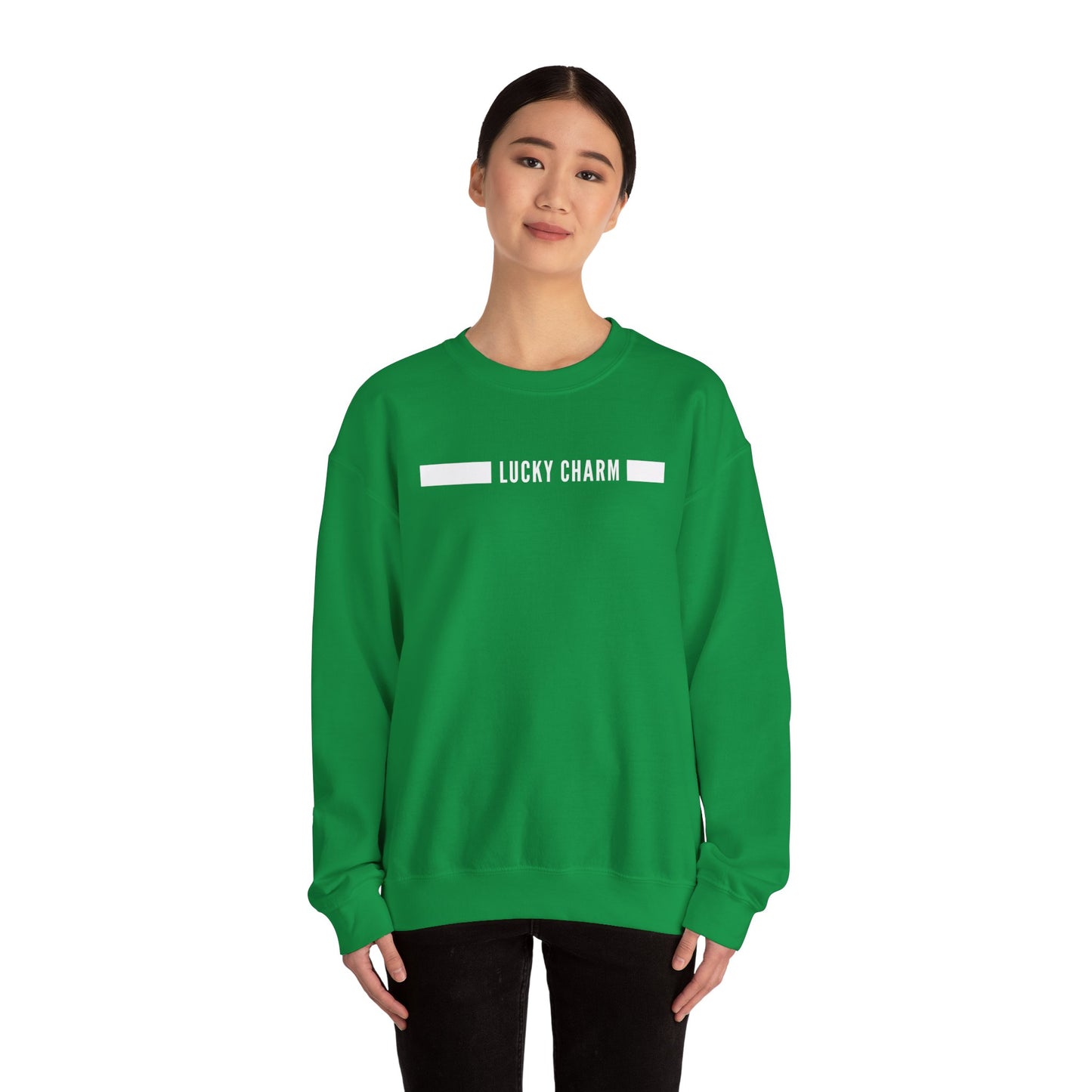 Festive Threads | St. Patrick's Day Lucky Charm Unisex Heavy Blend™ Crewneck Sweatshirt