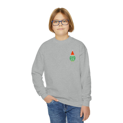 Festive Threads | Christmas Santa's Helper Youth Crewneck Sweatshirt