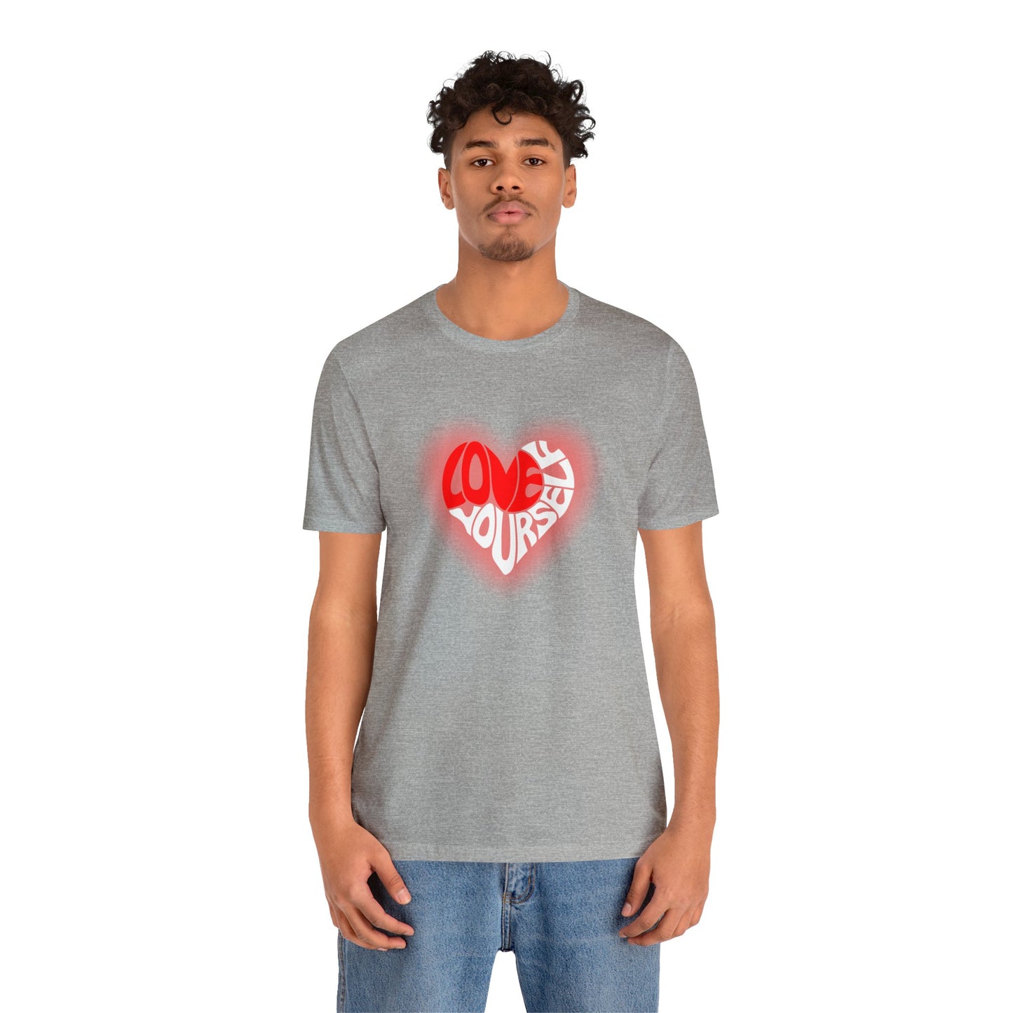 Festive Threads | Valentine's Love Yourself Unisex Jersey Short Sleeve Tee