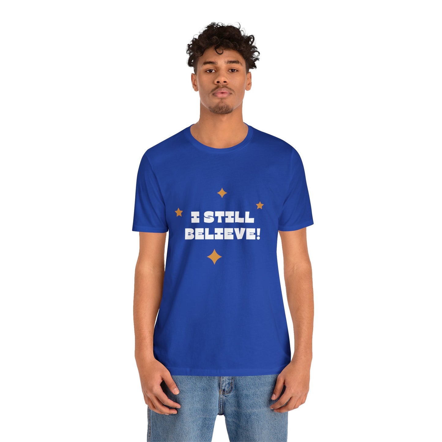 Festive Threads | Christmas I Still Believe Unisex Jersey Short Sleeve Tee