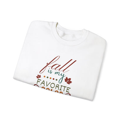 Festive Threads | Thanksgiving | Fall Is My Favorite Color Unisex Heavy Blend™ Crewneck Sweatshirt