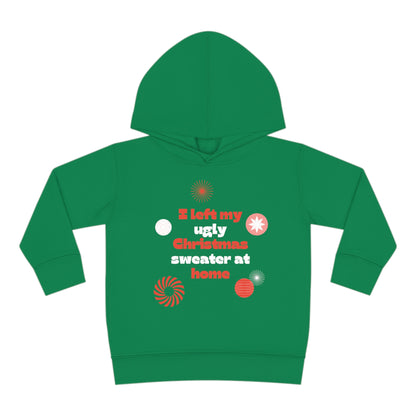 Festive Threads | Christmas Ugly Christmas Sweater Toddler Pullover Fleece Hoodie