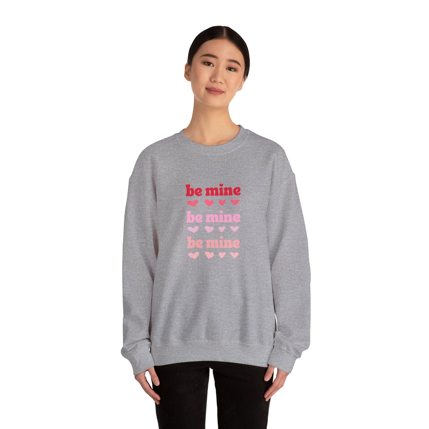 Festive Threads | Valentine's Be Mine 💕 Unisex Heavy Blend™ Crewneck Sweatshirt