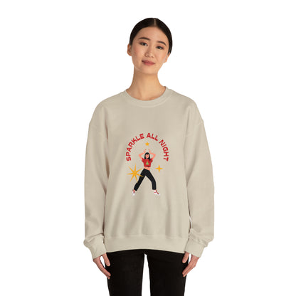 Festive Threads | Christmas Slay All Day Unisex Heavy Blend™ Crewneck Sweatshirt