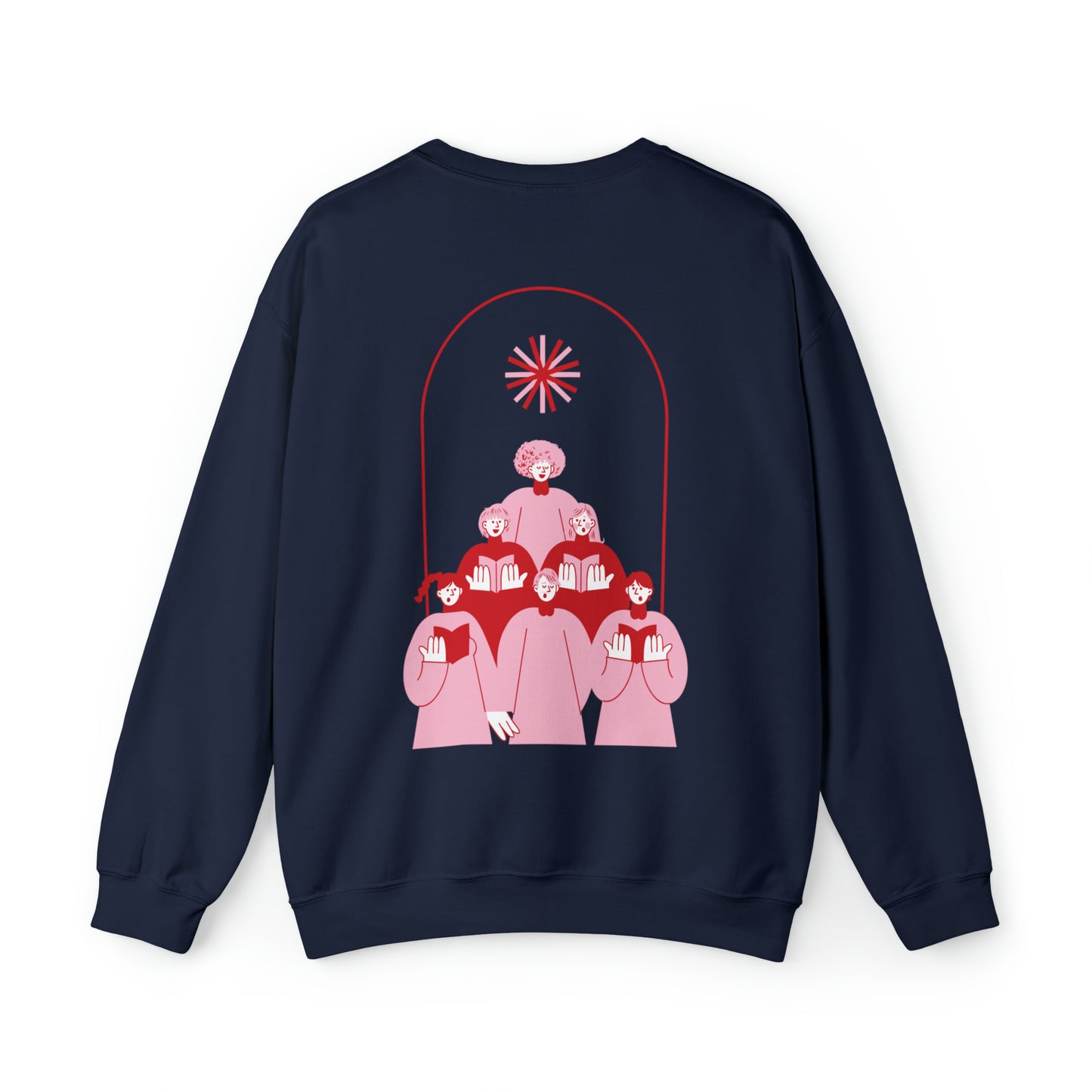 Festive Threads | Christmas Fa La La Unisex Heavy Blend™ Crewneck Sweatshirt