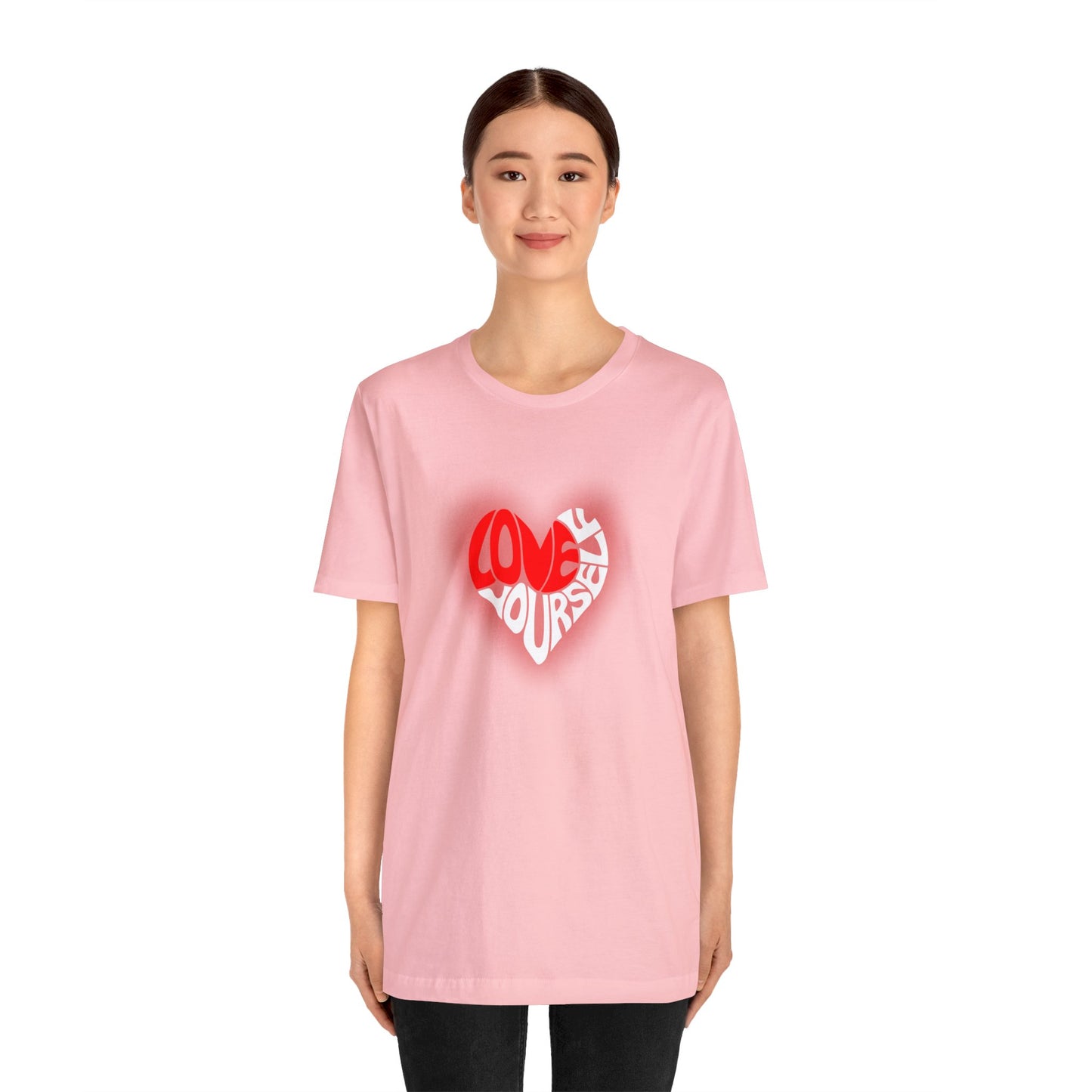 Festive Threads | Valentine's Love Yourself Unisex Jersey Short Sleeve Tee