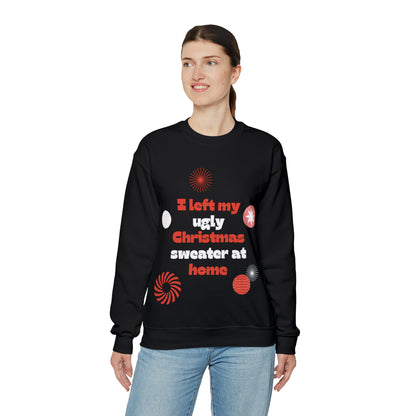 Festive Threads | Christmas Ugly Christmas Sweater Unisex Heavy Blend™ Crewneck Sweatshirt