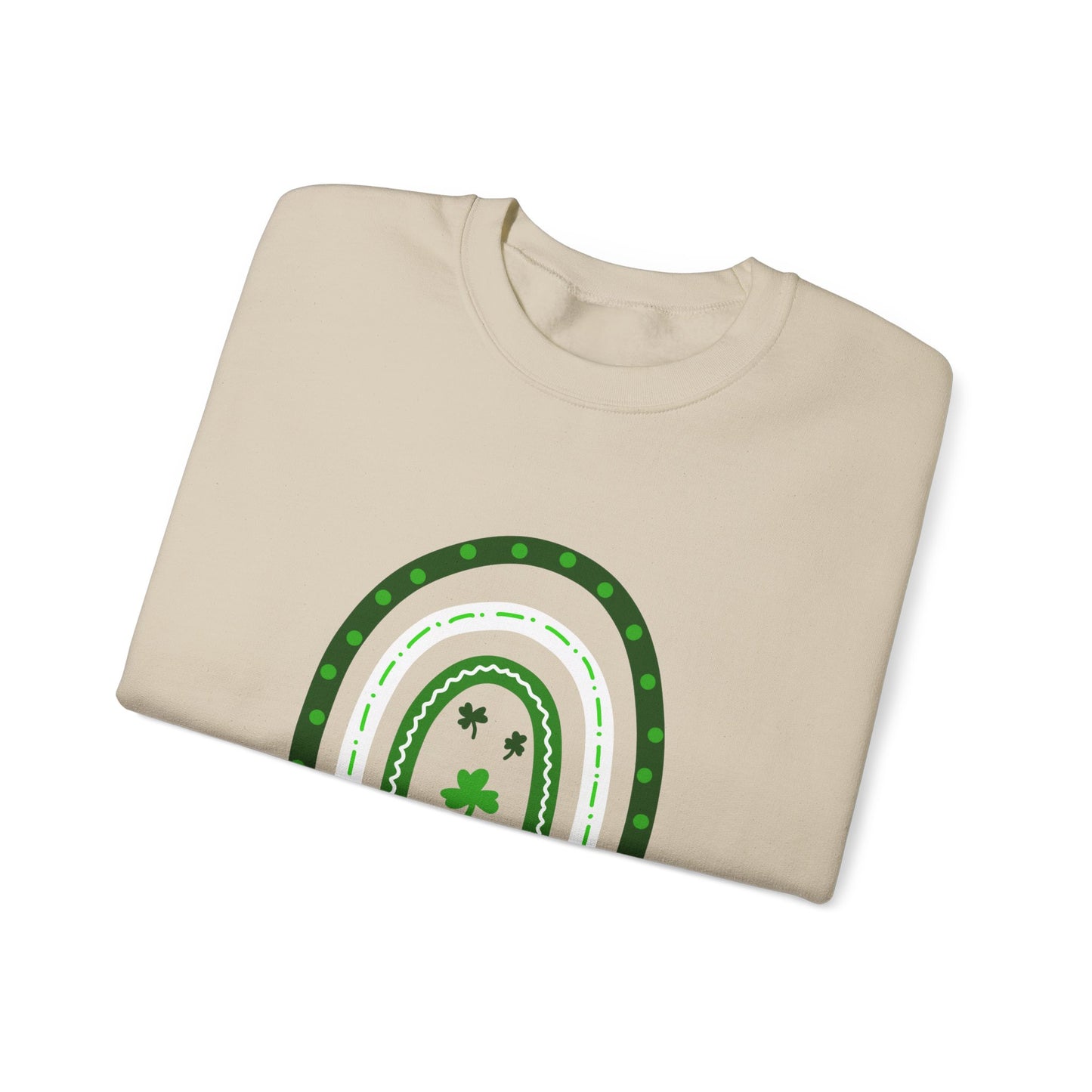 Festive Threads | St. Patrick's Day Rainbow Unisex Heavy Blend™ Crewneck Sweatshirt