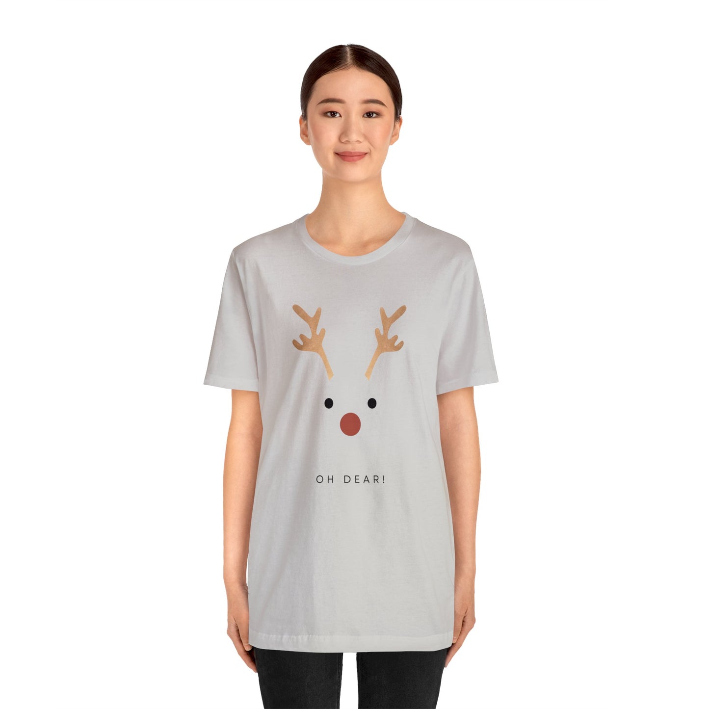 Festive Threads | Christmas Oh Deer! Unisex Jersey Short Sleeve Tee