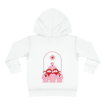 Festive Threads | Christmas Fa La La Toddler Pullover Fleece Hoodie