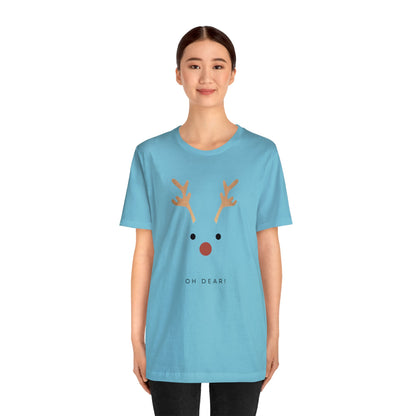 Festive Threads | Christmas Oh Deer! Unisex Jersey Short Sleeve Tee