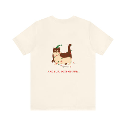 Festive Threads | Christmas Santa Paws Unisex Jersey Short Sleeve Tee