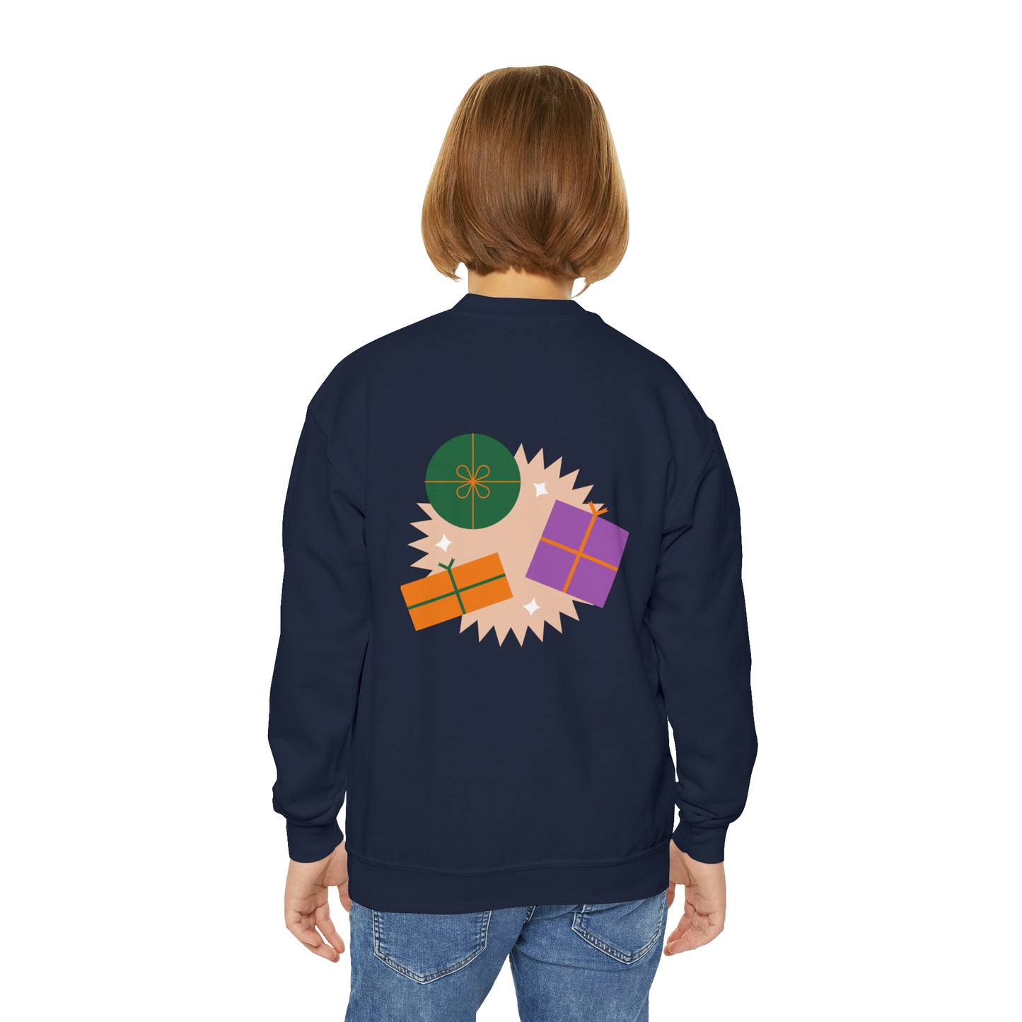 Festive Threads | Christmas Most Likely To Shake Presents Youth Crewneck Sweatshirt