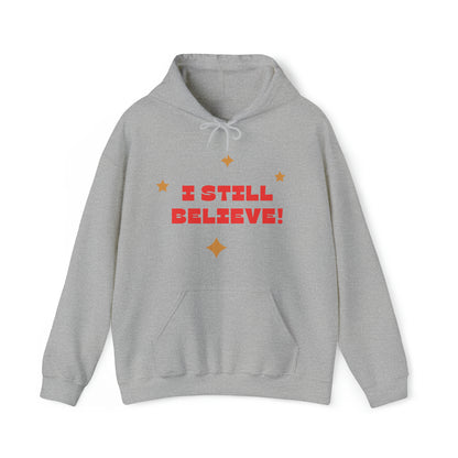 Festive Threads | Christmas I Still Believe Unisex Heavy Blend™ Hooded Sweatshirt