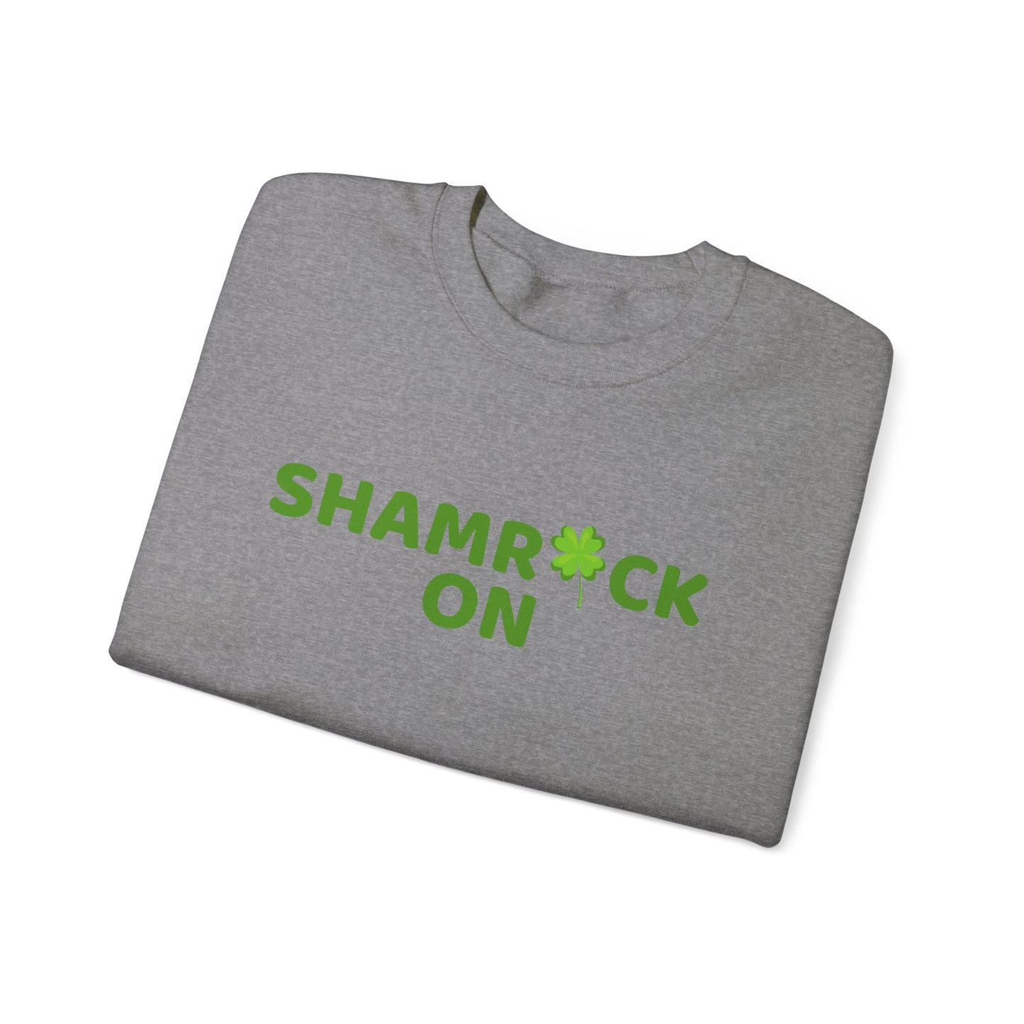 Festive Threads | St. Patrick's Day Shamrock's On Unisex Heavy Blend™ Crewneck Sweatshirt