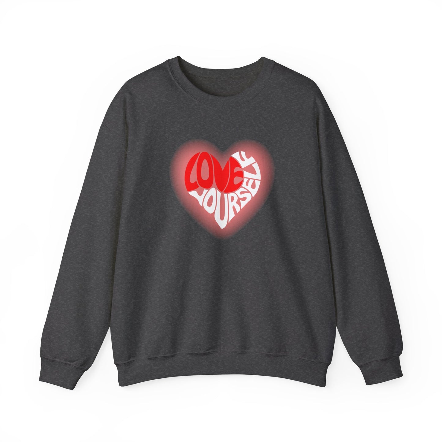 Festive Threads | Valentine's Love Yourself Unisex Heavy Blend™ Crewneck Sweatshirt