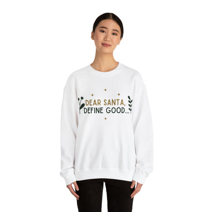 Festive Threads | Christmas Dear Santa Unisex Heavy Blend™ Crewneck Sweatshirt