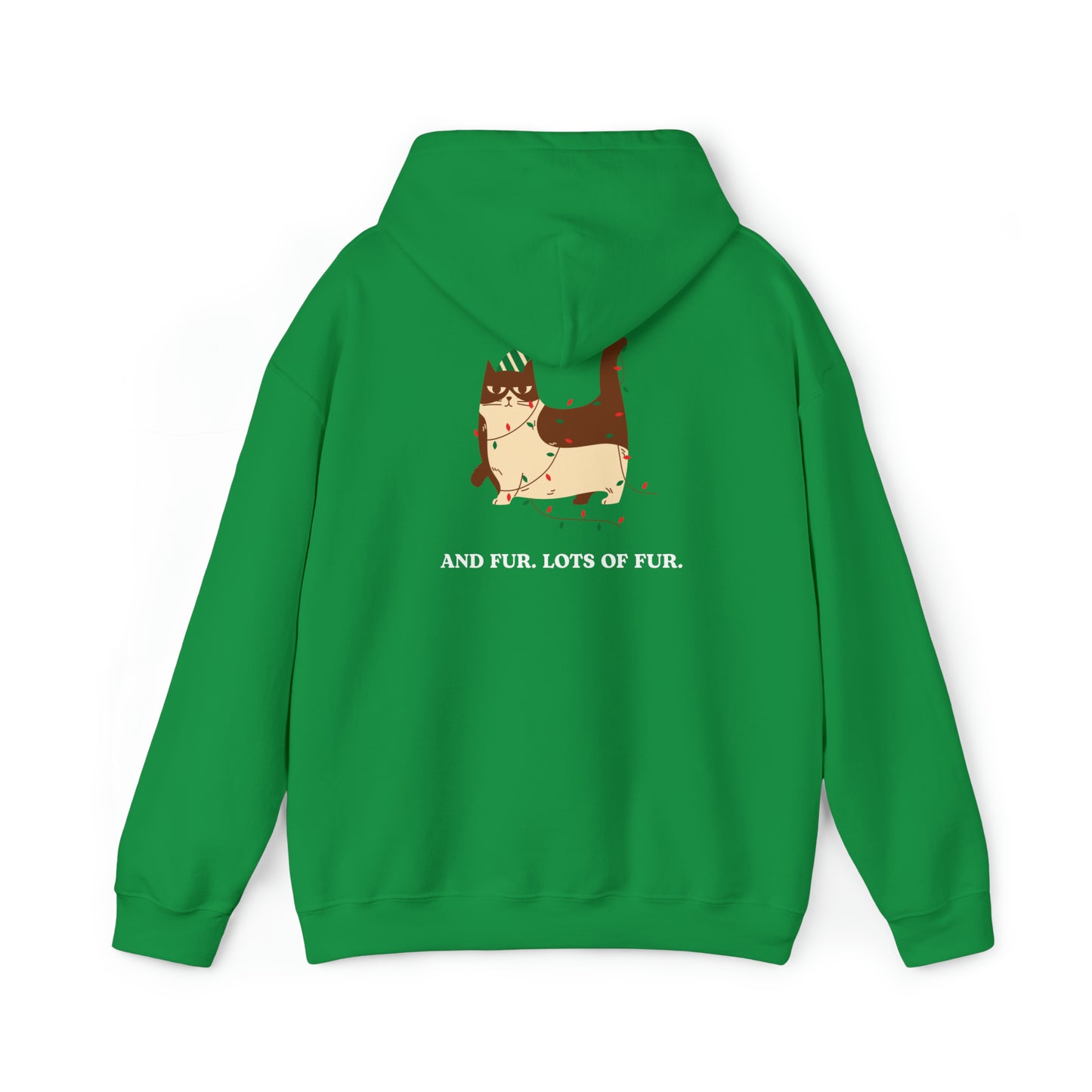 Festive Threads | Christmas Santa Paws Unisex Heavy Blend™ Hooded Sweatshirt