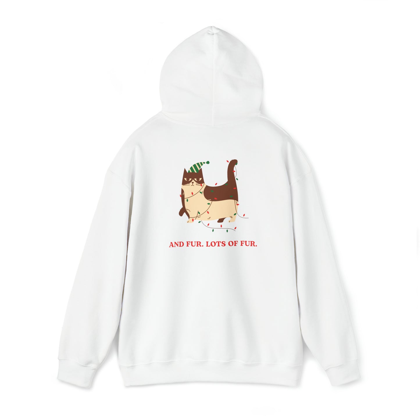 Festive Threads | Christmas Santa Paws Unisex Heavy Blend™ Hooded Sweatshirt