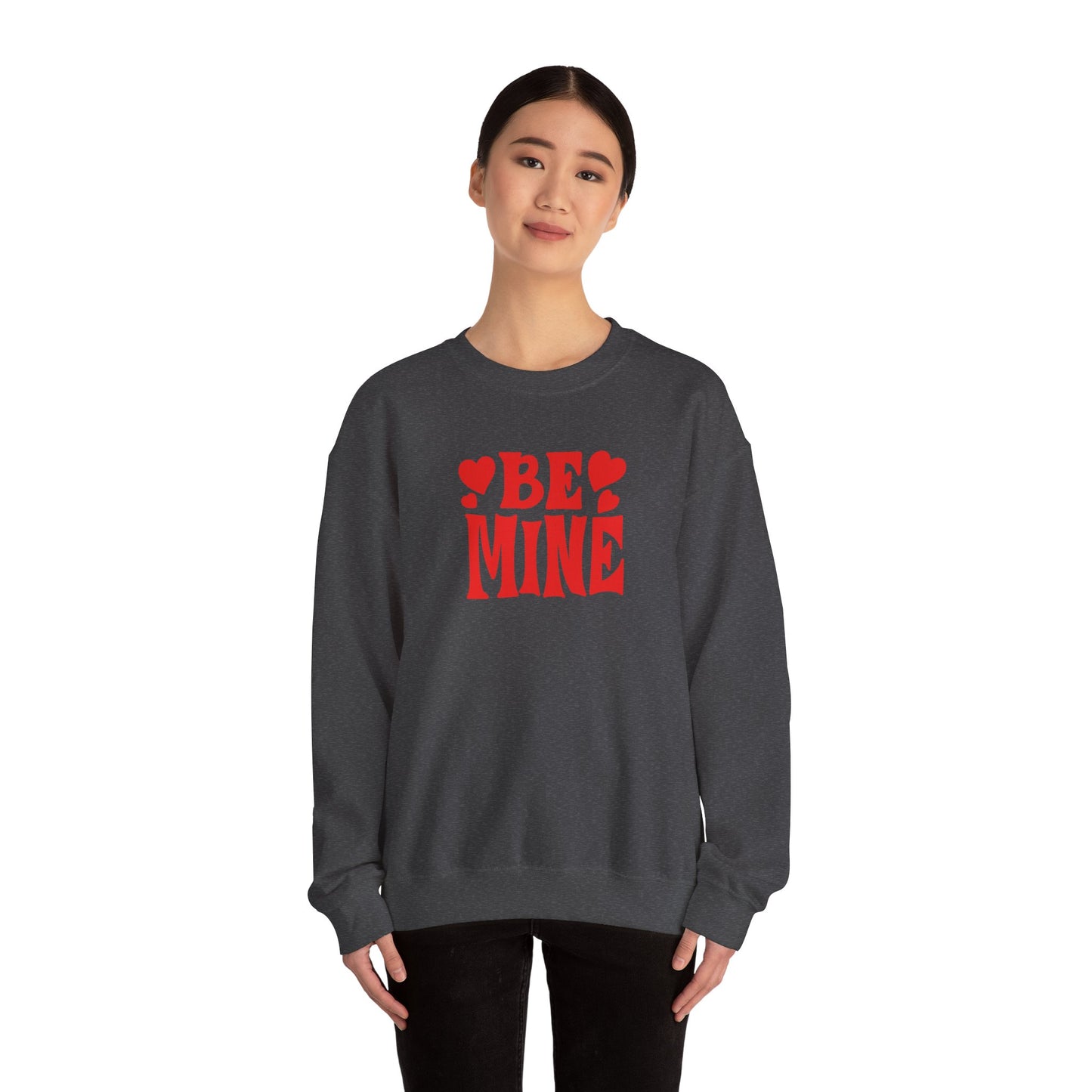 Festive Threads | Valentine's Be Mine Unisex Heavy Blend™ Crewneck Sweatshirt