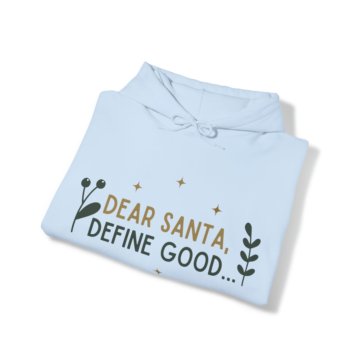 Festive Threads | Christmas Dear Santa Unisex Heavy Blend™ Hooded Sweatshirt