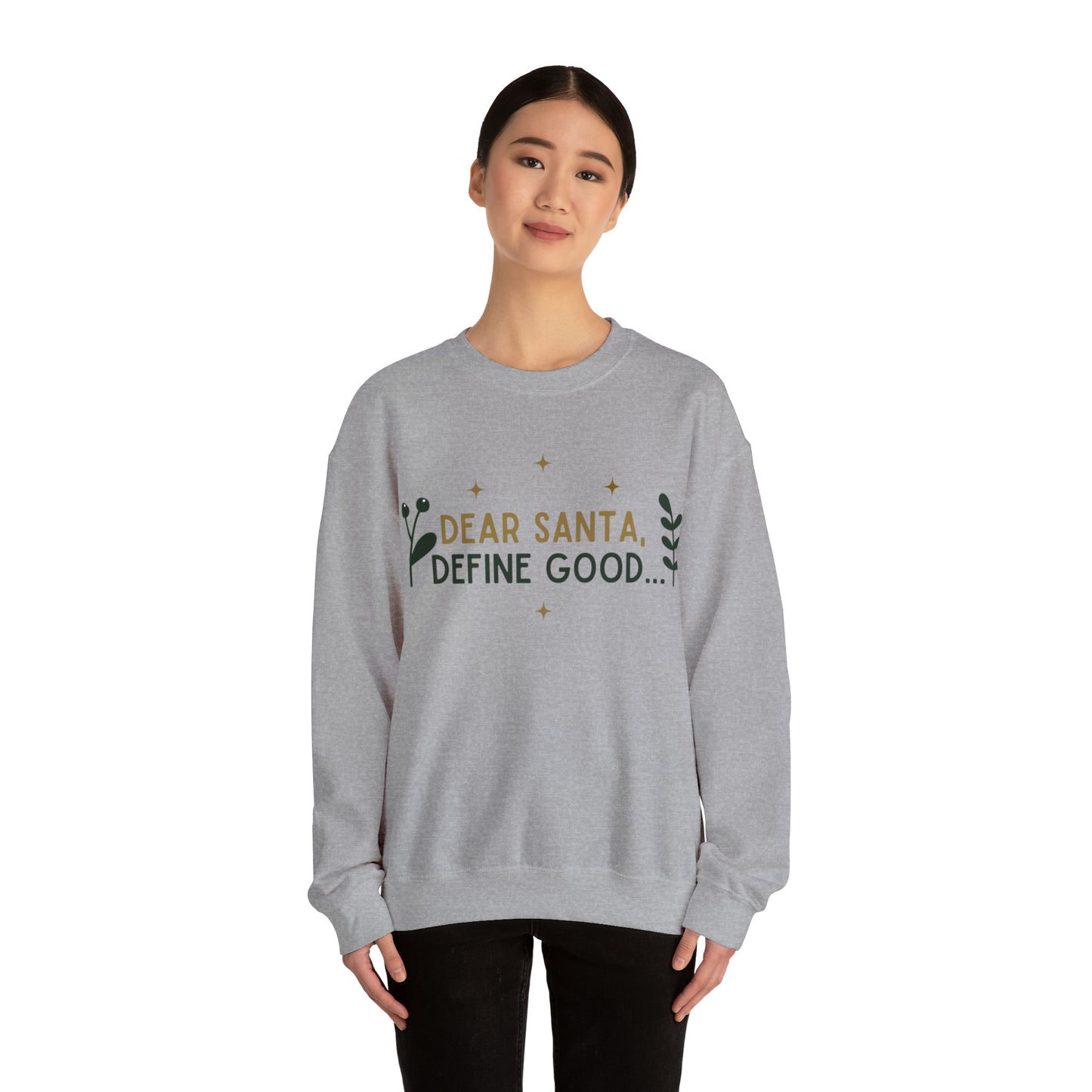 Festive Threads | Christmas Dear Santa Unisex Heavy Blend™ Crewneck Sweatshirt