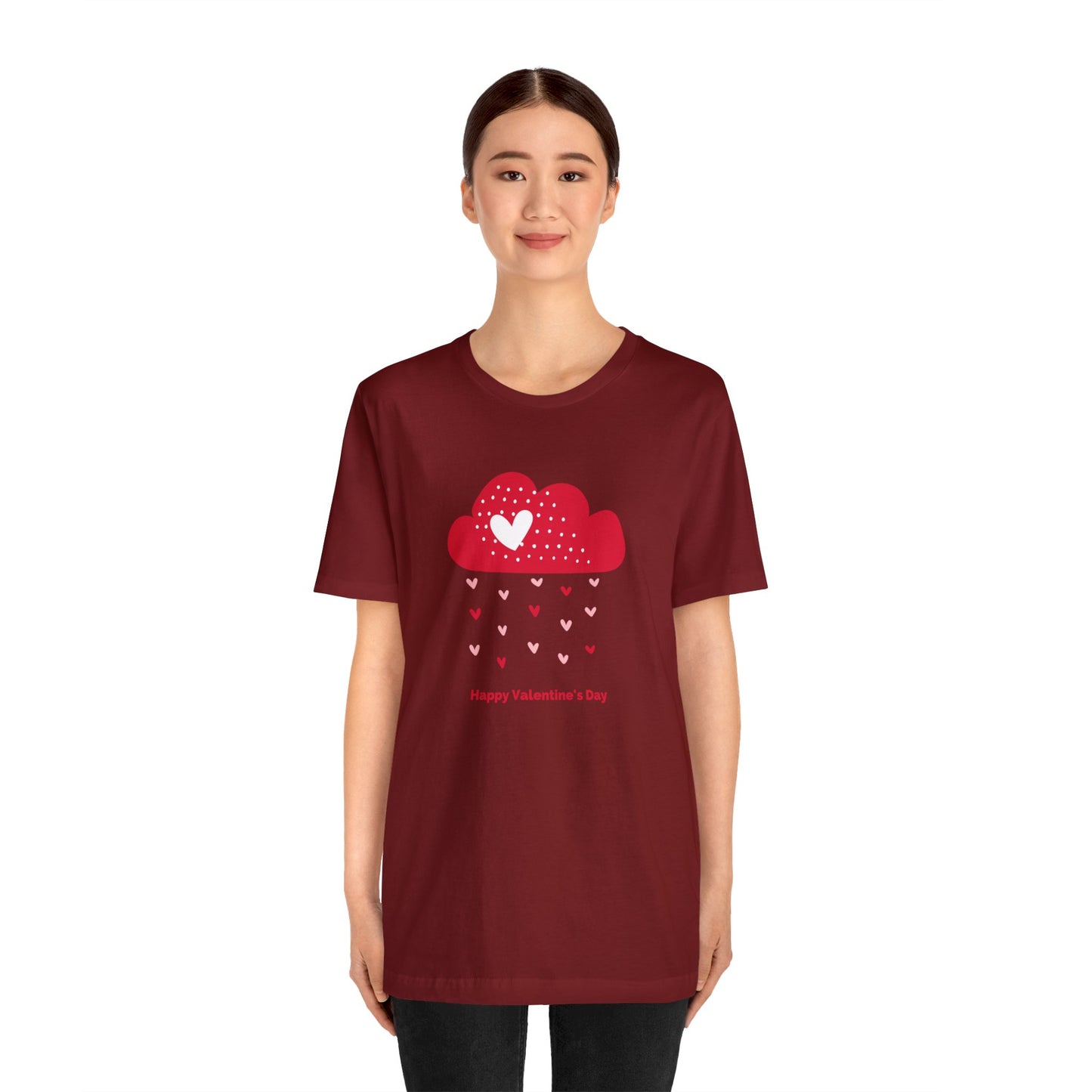 Festive Threads | Valentine's Happy Valentine's Day Unisex Jersey Short Sleeve Tee