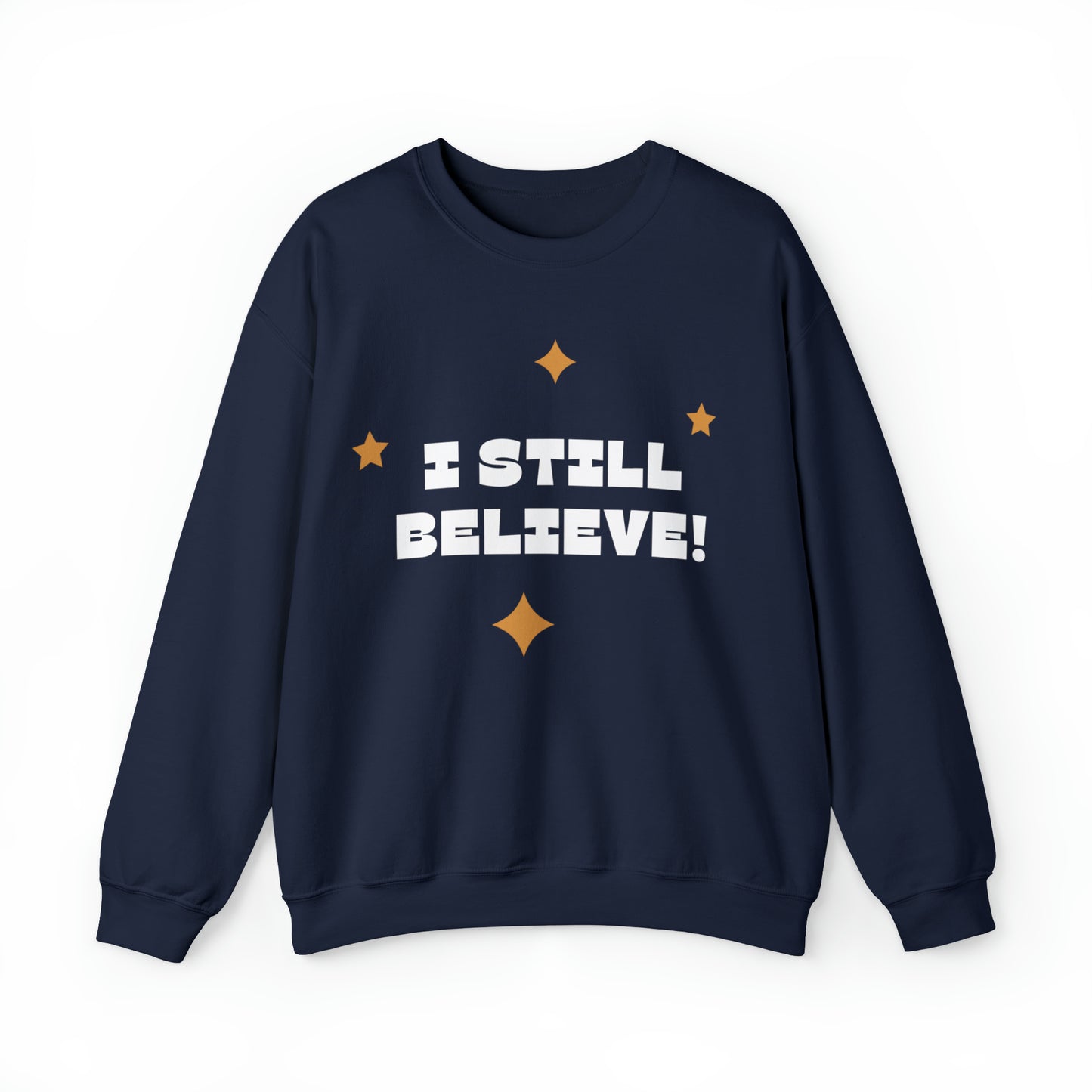 Festive Threads | Christmas I Still Believe Unisex Heavy Blend™ Crewneck Sweatshirt