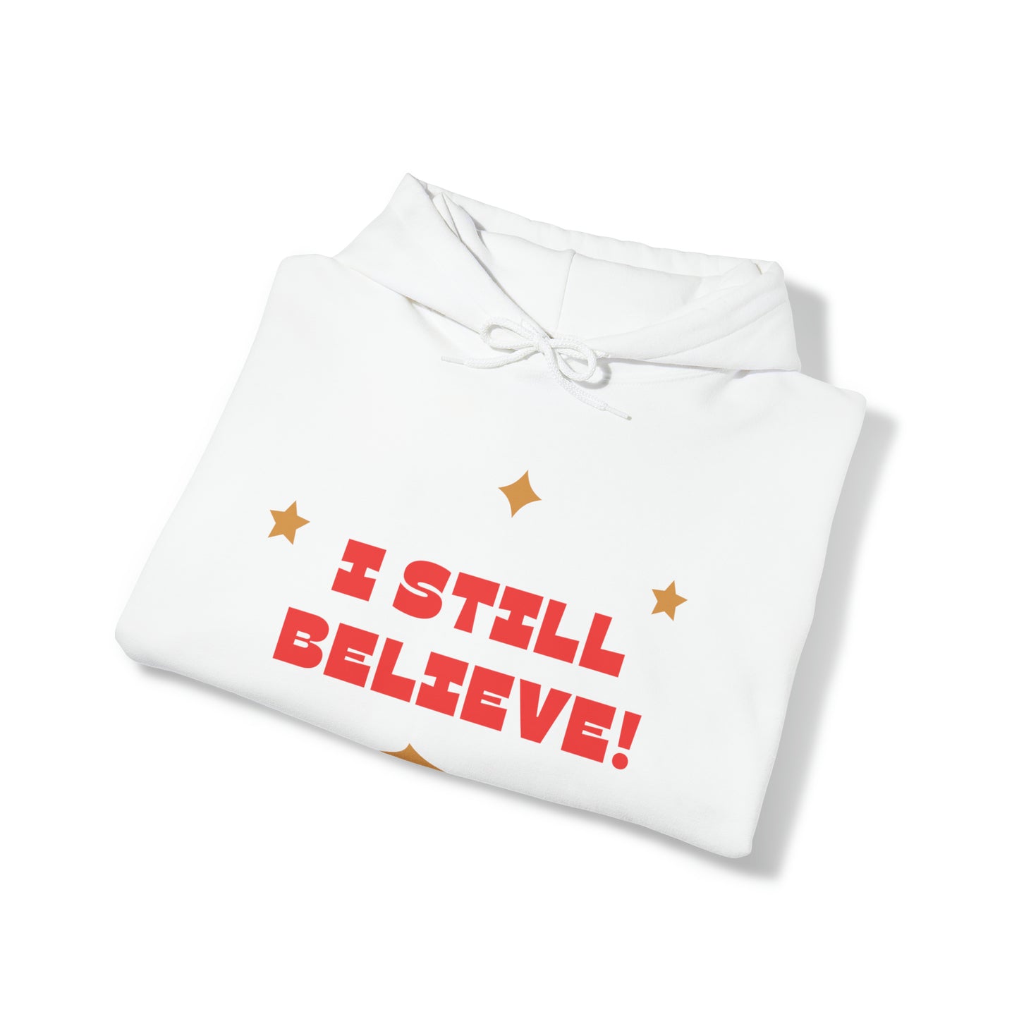 Festive Threads | Christmas I Still Believe Unisex Heavy Blend™ Hooded Sweatshirt