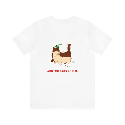 Festive Threads | Christmas Santa Paws Unisex Jersey Short Sleeve Tee