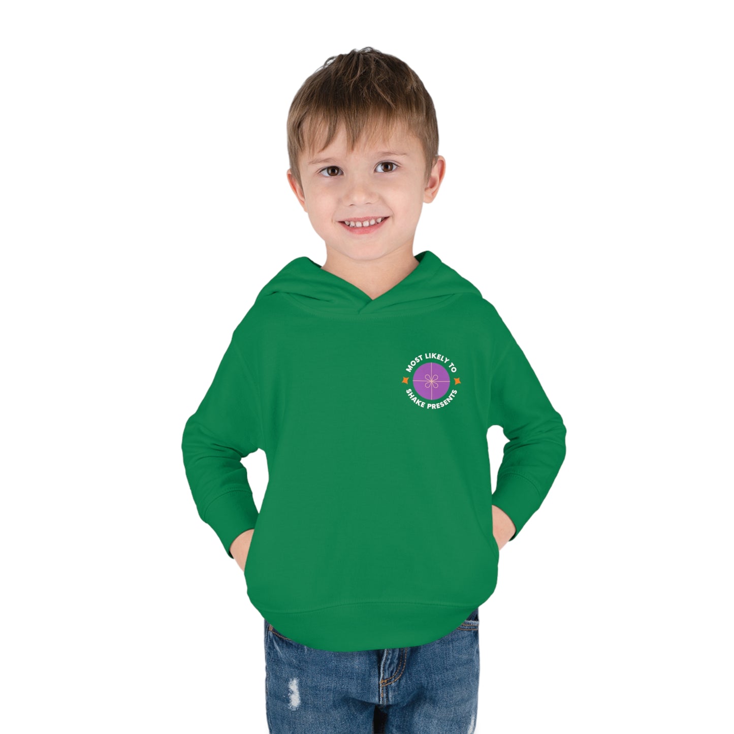 Festive Threads | Christmas Most Likely To Shake Presents Toddler Pullover Fleece Hoodie