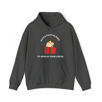 Festive Threads | Christmas Santa Paws Unisex Heavy Blend™ Hooded Sweatshirt