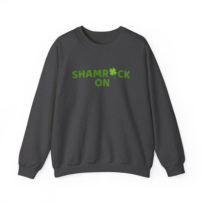 Festive Threads | St. Patrick's Day Shamrock's On Unisex Heavy Blend™ Crewneck Sweatshirt