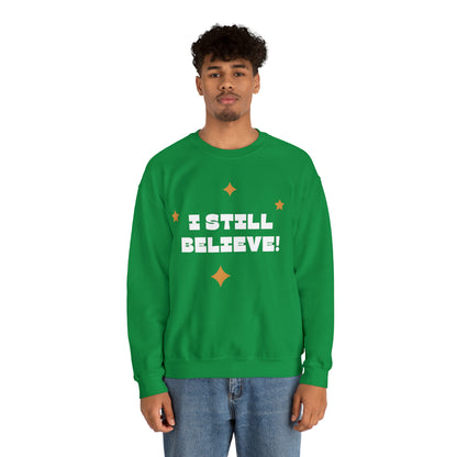 Festive Threads | Christmas I Still Believe Unisex Heavy Blend™ Crewneck Sweatshirt