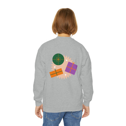 Festive Threads | Christmas Most Likely To Shake Presents Youth Crewneck Sweatshirt