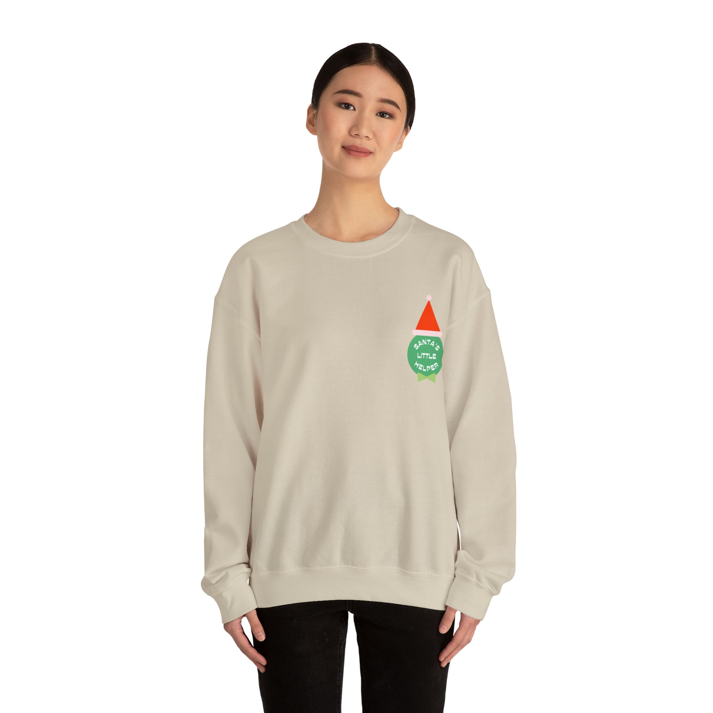 Festive Threads | Christmas Santa's Helper Unisex Heavy Blend™ Crewneck Sweatshirt