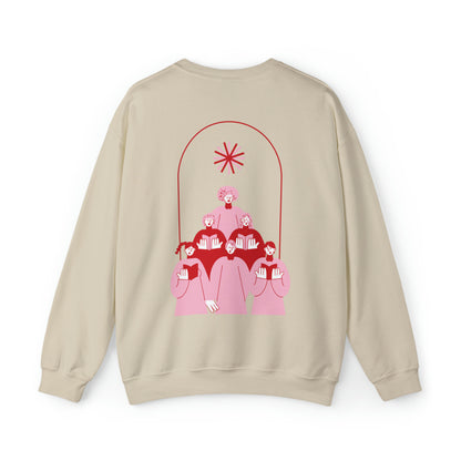 Festive Threads | Christmas Fa La La Unisex Heavy Blend™ Crewneck Sweatshirt