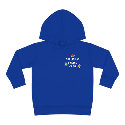 Festive Threads | Christmas Baking Crew Toddler Pullover Fleece Hoodie