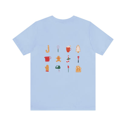 Festive Threads | Christmas Baking Crew Unisex Jersey Short Sleeve Tee