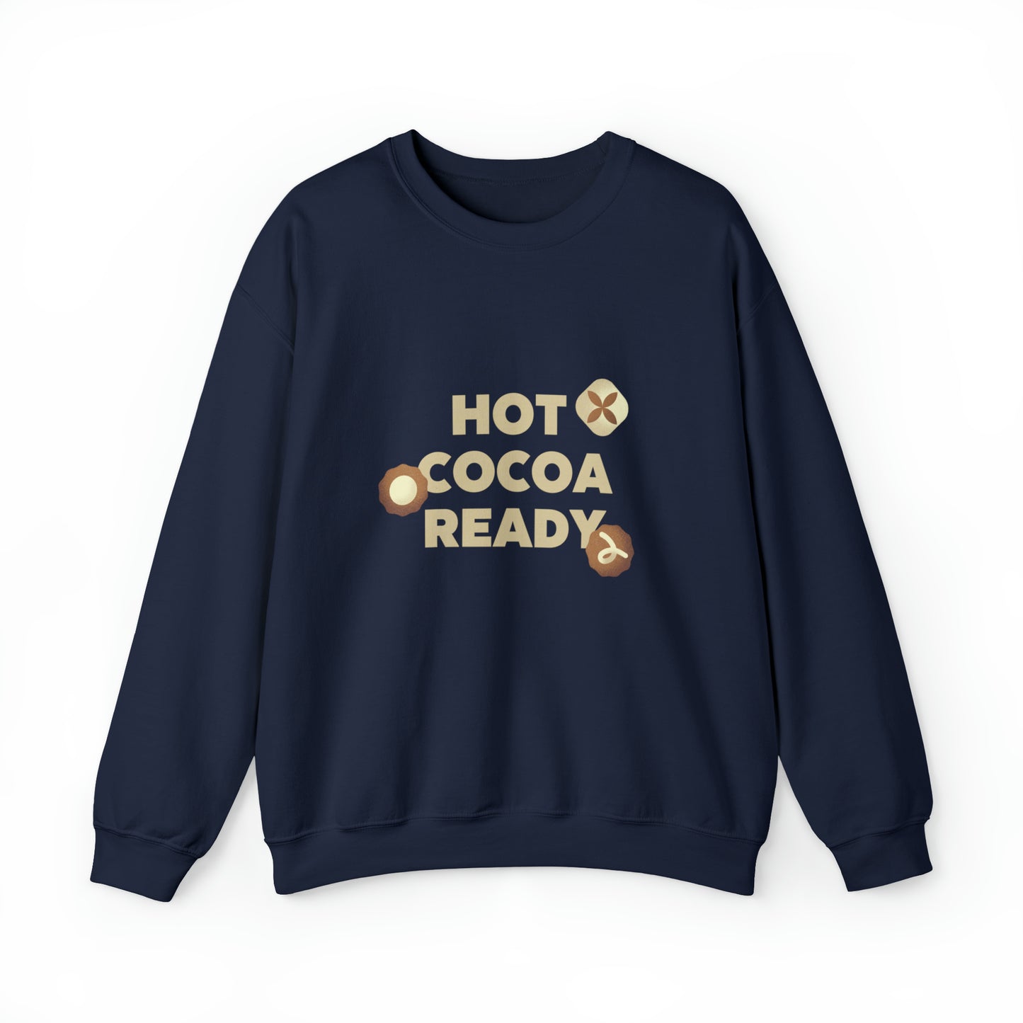 Festive Threads | Christmas Hot Cocoa Ready Unisex Heavy Blend™ Crewneck Sweatshirt