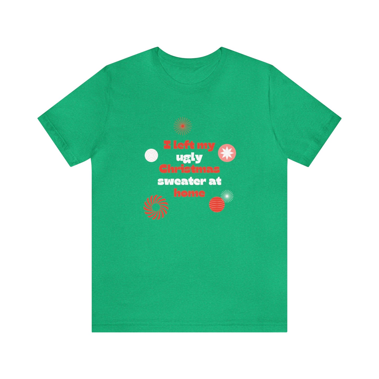 Festive Threads | Christmas Ugly Christmas Sweater Unisex Jersey Short Sleeve Tee