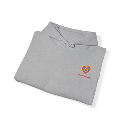 Festive Threads | Valentine's Love Wins Unisex Heavy Blend™ Hooded Sweatshirt