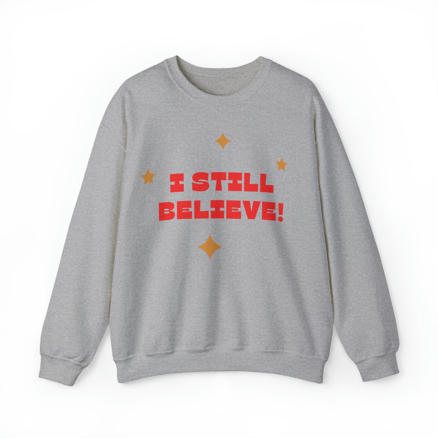 Festive Threads | Christmas I Still Believe Unisex Heavy Blend™ Crewneck Sweatshirt