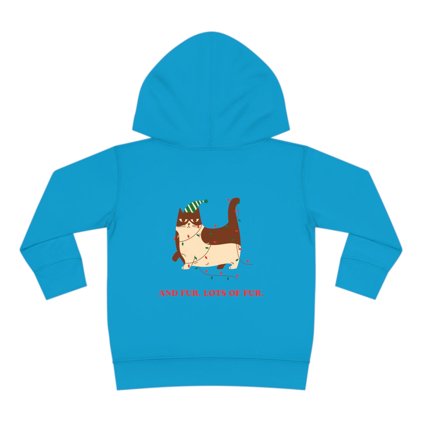 Festive Threads | Christmas Santa Paws Toddler Pullover Fleece Hoodie