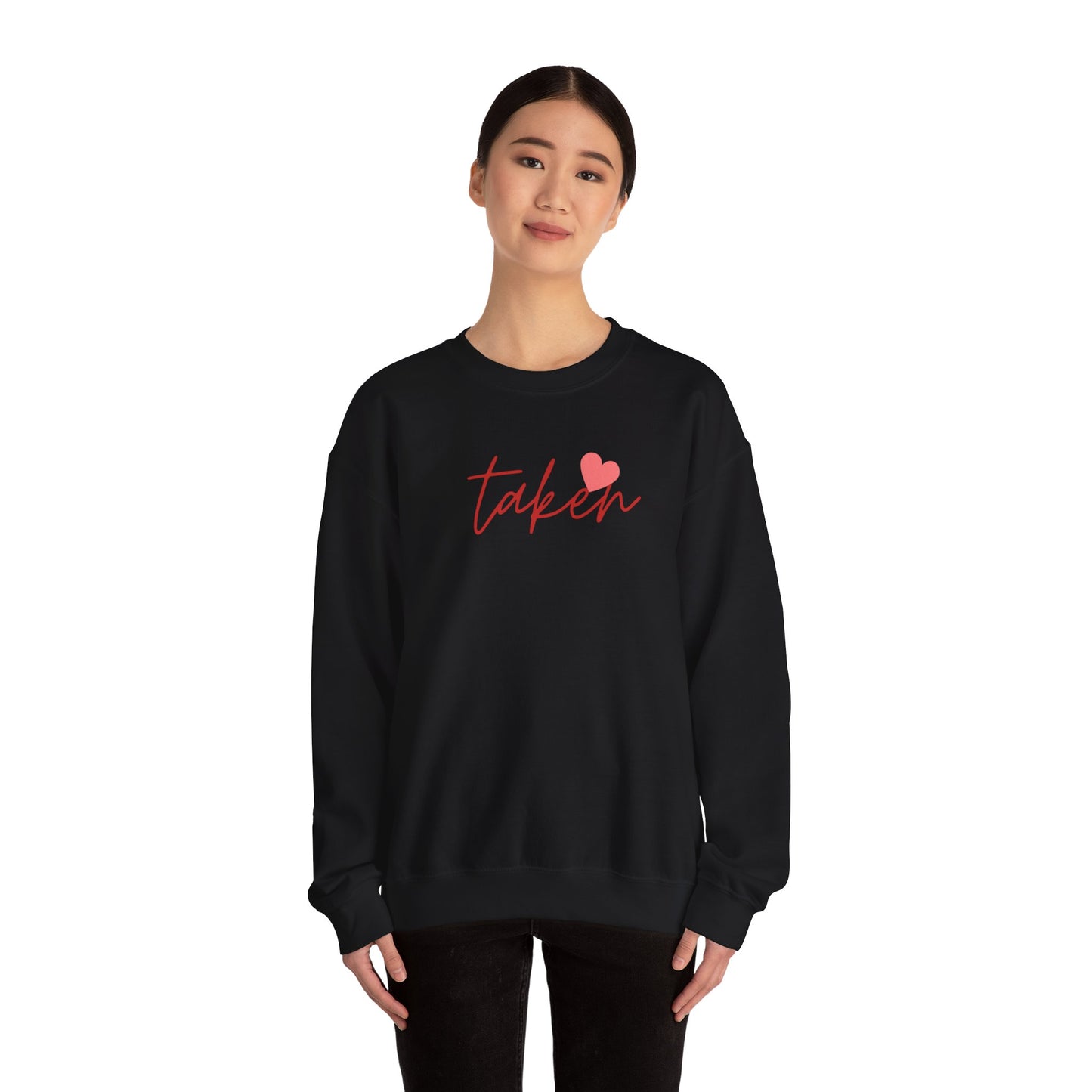 Festive Threads | Valentine's Taken Unisex Heavy Blend™ Crewneck Sweatshirt