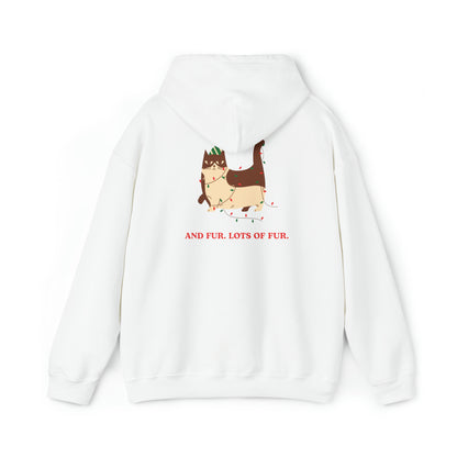 Festive Threads | Christmas Santa Paws Unisex Heavy Blend™ Hooded Sweatshirt