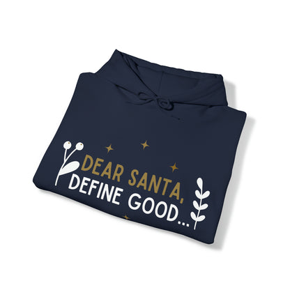 Festive Threads | Christmas Dear Santa Unisex Heavy Blend™ Hooded Sweatshirt